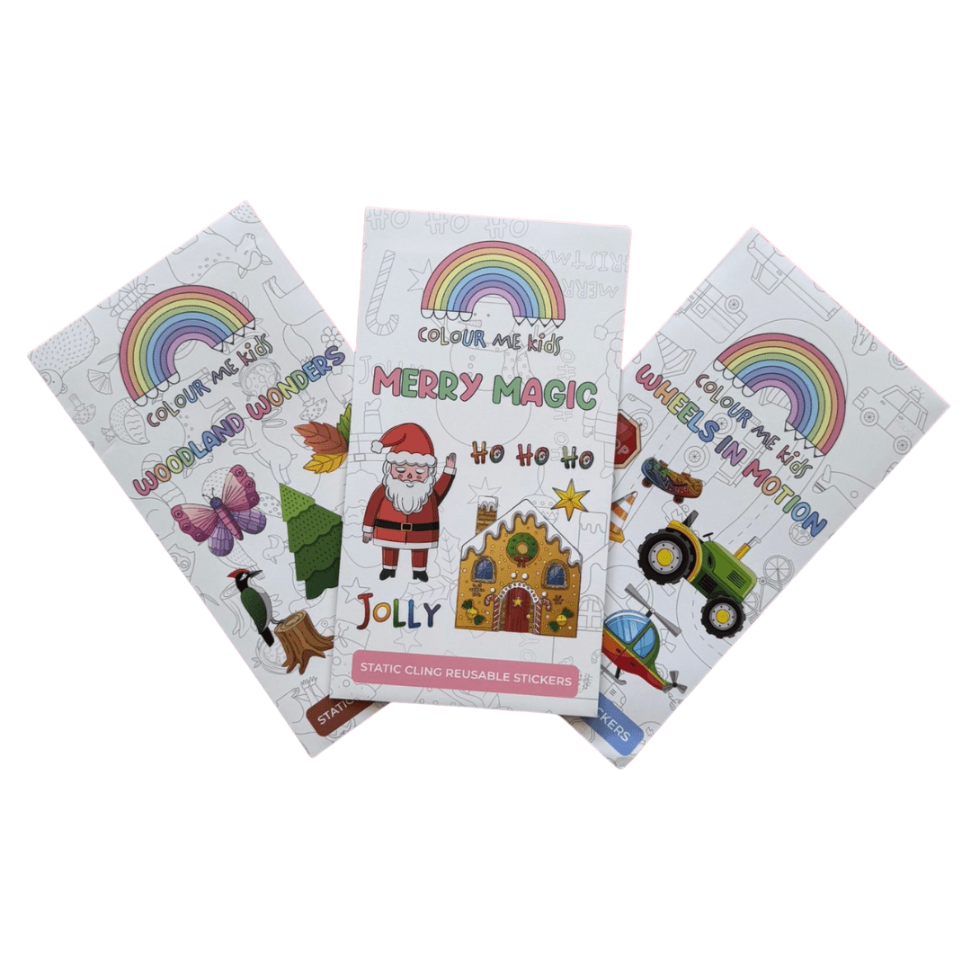 Static Cling Reusable Stickers 🖍️ - - Colour Me Kids