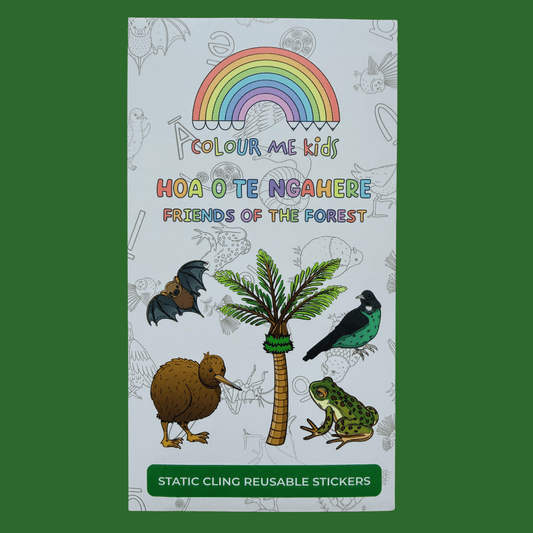 Static Cling Reusable Stickers - - Colour Me Kids