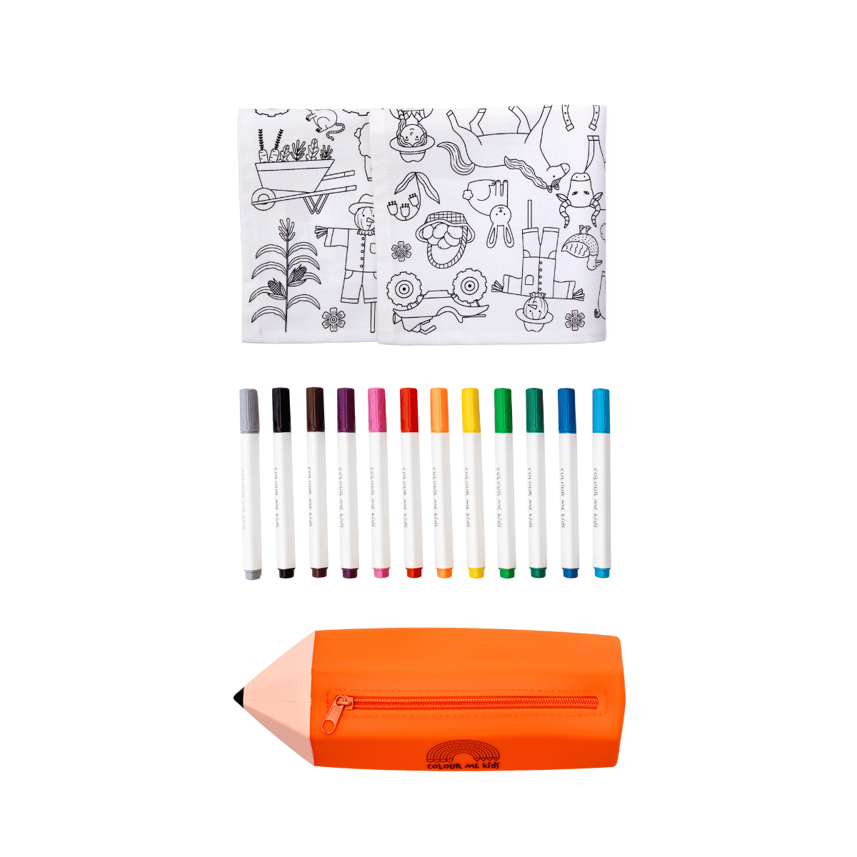 Washable, Reusable Colouring - In Solo Mat Kit 🖍️ - SOLOONTHEFARM🖍️ - Colour Me Kids