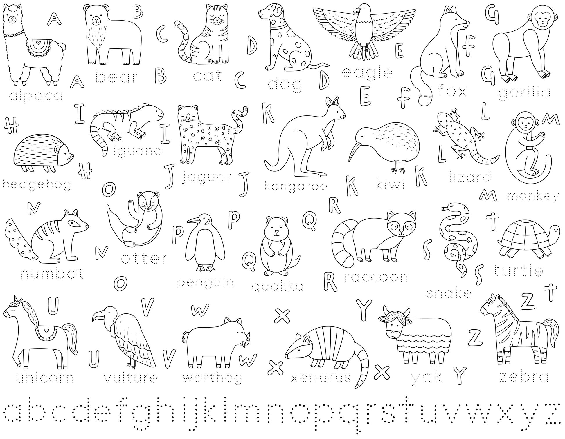 Alphabet Animals