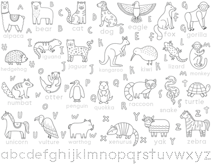 Alphabet Animals