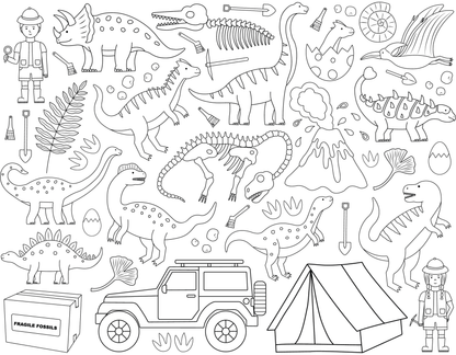 Washable, Reusable Colouring-In Solo Mat Kit 🖍️