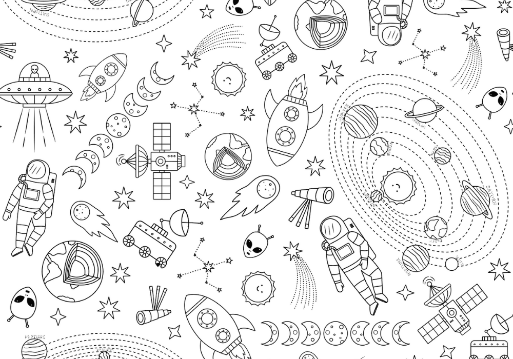 Seconds - Washable Colouring - In Solo Mats -  - Colour Me Kids