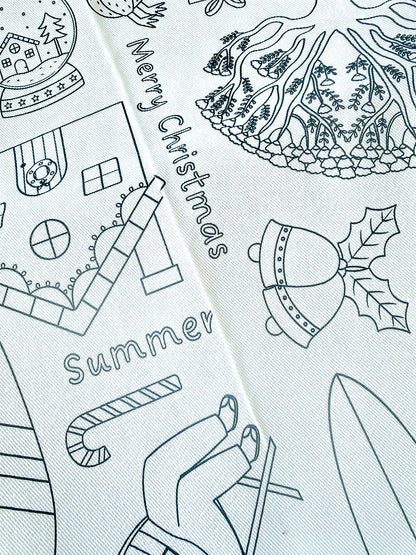 Seconds - Washable Colouring - In Solo Mats -  - Colour Me Kids