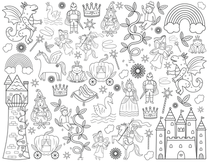 Seconds - Washable Colouring - In Solo Mats -  - Colour Me Kids