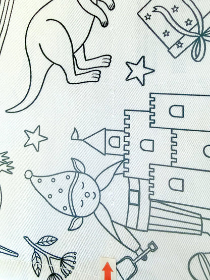 Seconds - Washable Colouring - In Solo Mats -  - Colour Me Kids