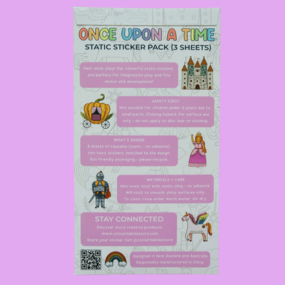 Static Cling Reusable Stickers -  - Colour Me Kids