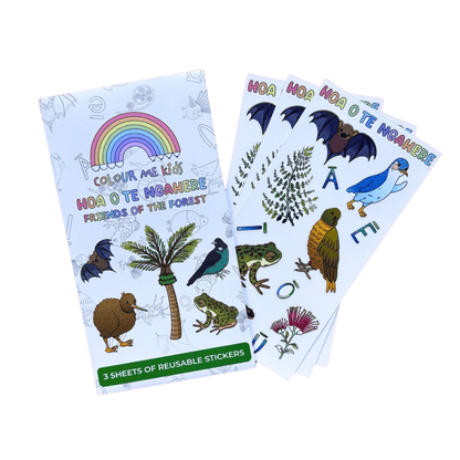 Static Cling Reusable Stickers -  - Colour Me Kids
