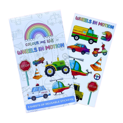 Static Cling Reusable Stickers -  - Colour Me Kids