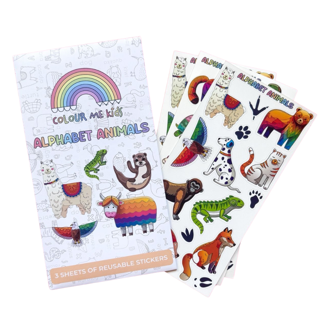 Static Cling Reusable Stickers -  - Colour Me Kids