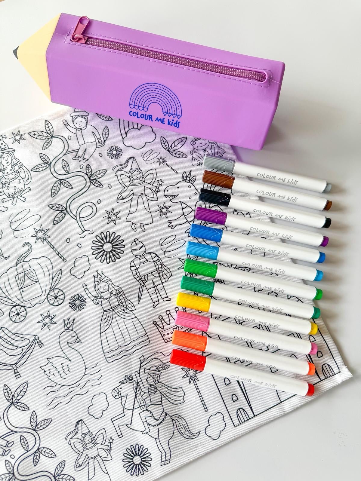 Washable, Reusable Colouring - In Solo Mat Kit 🖍️ - SOLOTIDALTREASURES🖍️ - Colour Me Kids