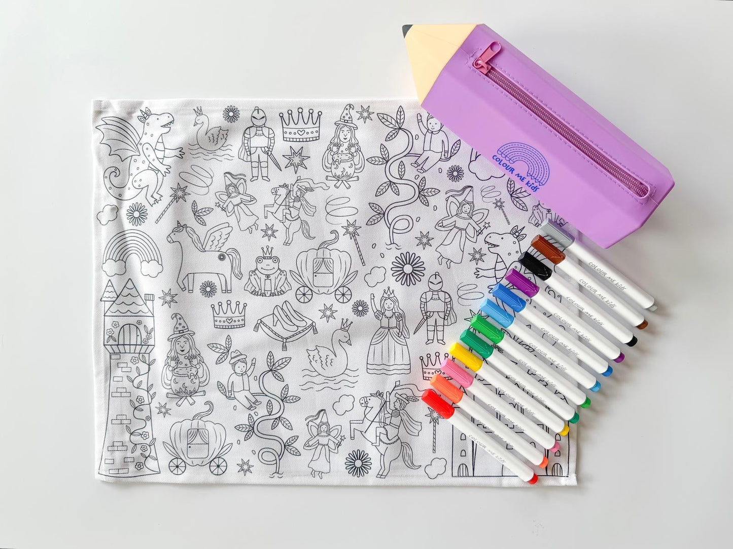 Washable, Reusable Colouring - In Solo Mat Kit 🖍️ - SOLOTIDALTREASURES🖍️ - Colour Me Kids