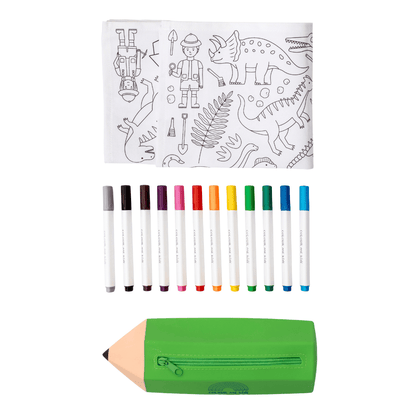 Washable, Reusable Colouring-In Solo Mat Kit 🖍️ - AU-SOLO-DD-KIT - Colour Me Kids