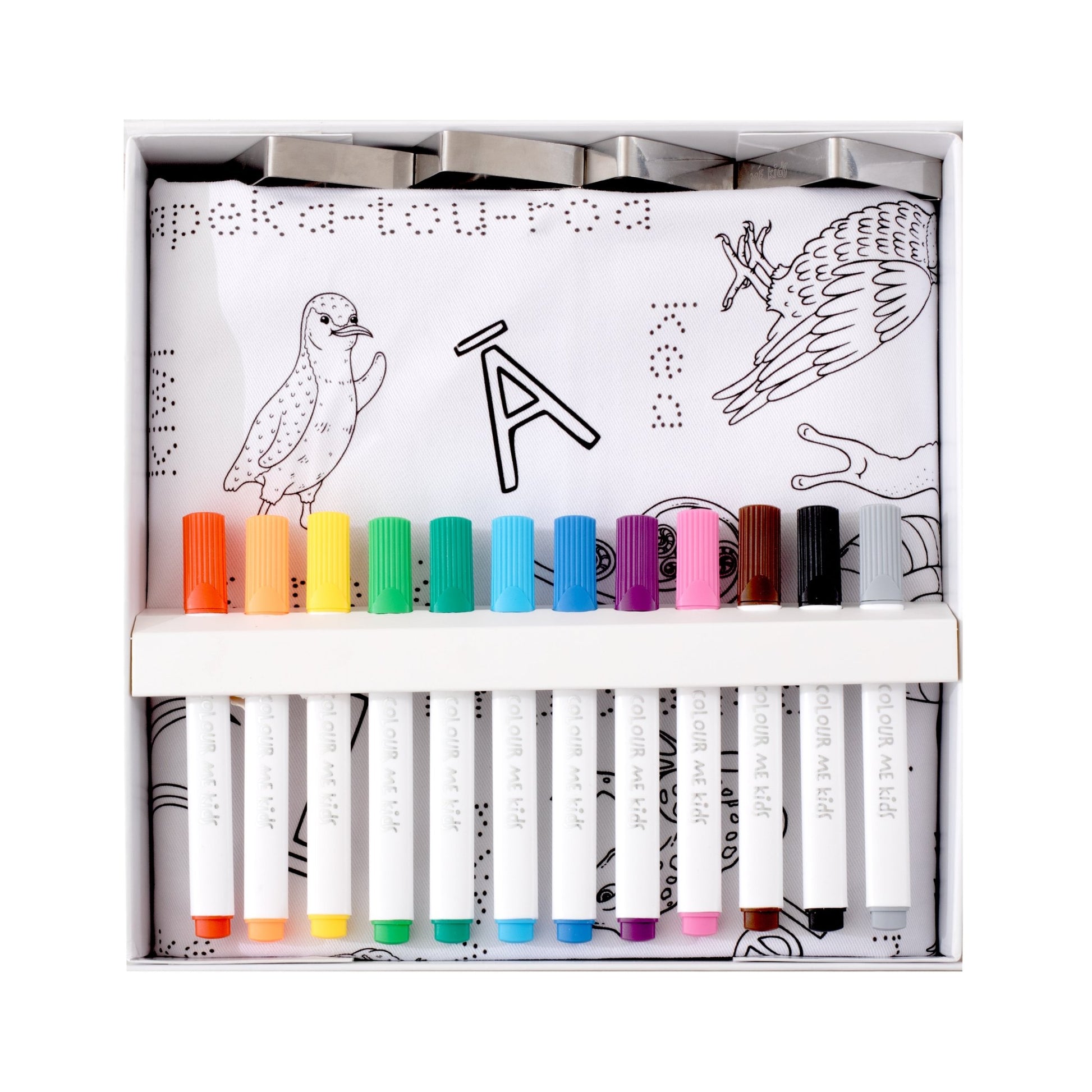 Washable, Reusable Colouring In Tablecloth Set - TCWHEELS - Colour Me Kids