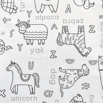 Washable, Reusable Colouring In Tablecloth Set 🖍️ -  - Colour Me Kids