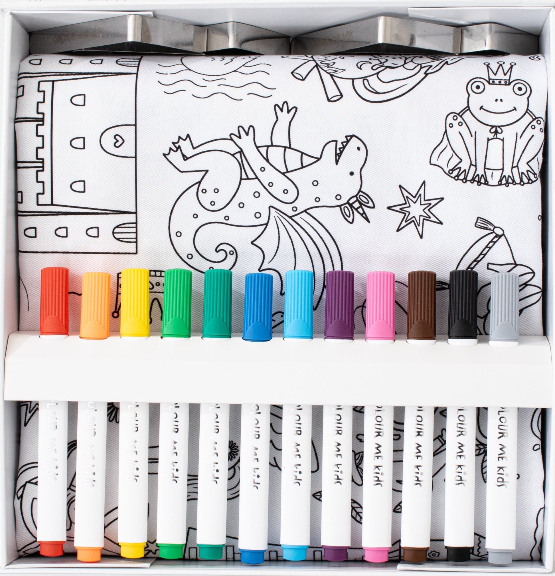 Washable, Reusable Colouring In Tablecloth Set - TCWHEELS - Colour Me Kids