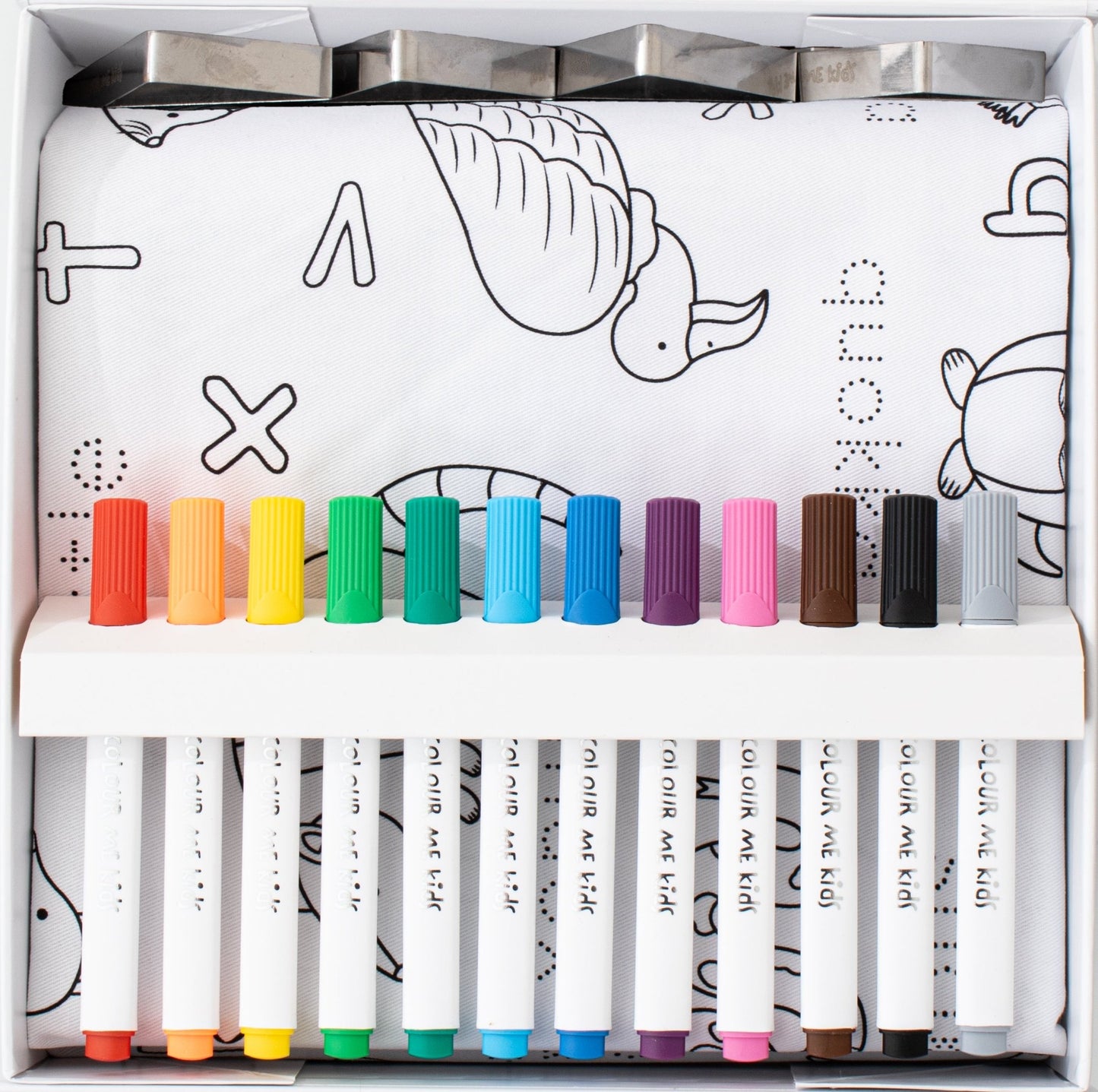 Washable, Reusable Colouring In Tablecloth Set - TCWHEELS - Colour Me Kids