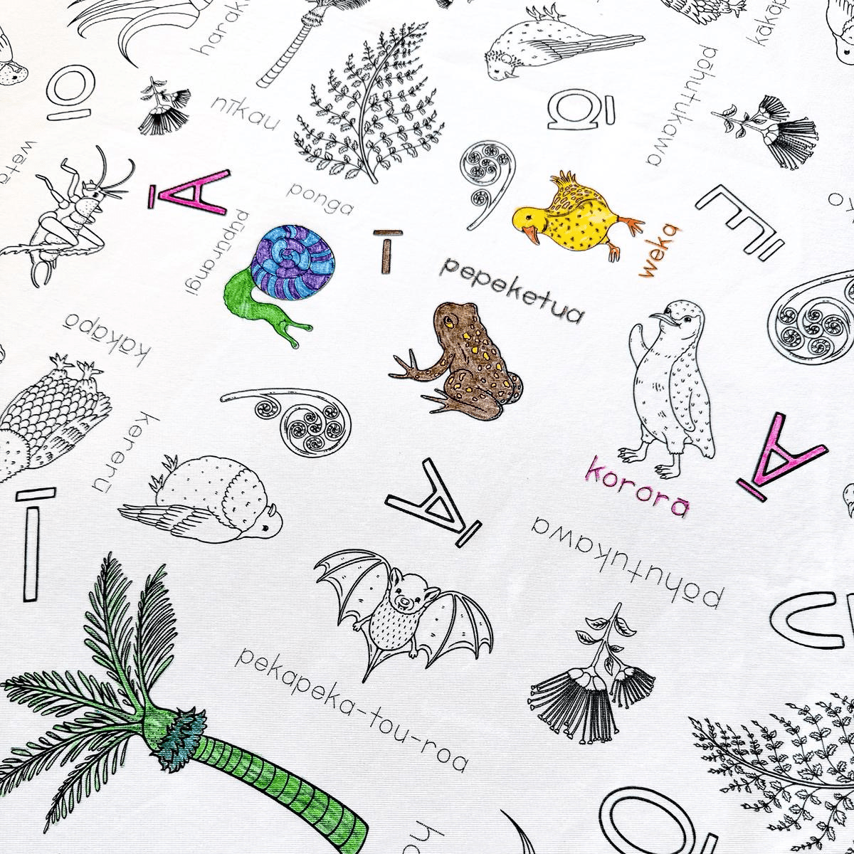 Washable, Reusable Colouring In Tablecloth Set 🖍️ - TCHOAOTENGAHERE🖍️ - Colour Me Kids