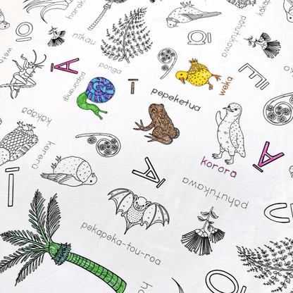 Washable, Reusable Colouring In Tablecloth Set 🖍️ - TCHOAOTENGAHERE🖍️ - Colour Me Kids