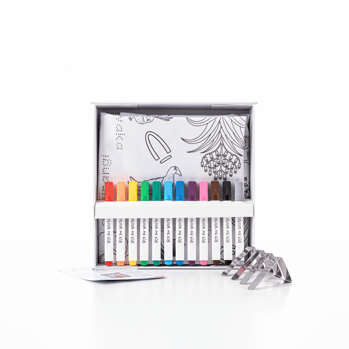 Washable, Reusable Colouring In Tablecloth Set - TCWHEELS - Colour Me Kids