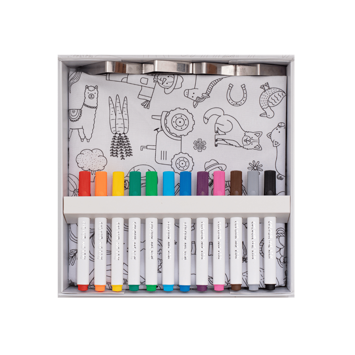 Washable, Reusable Colouring In Tablecloth Set - TCWHEELS - Colour Me Kids
