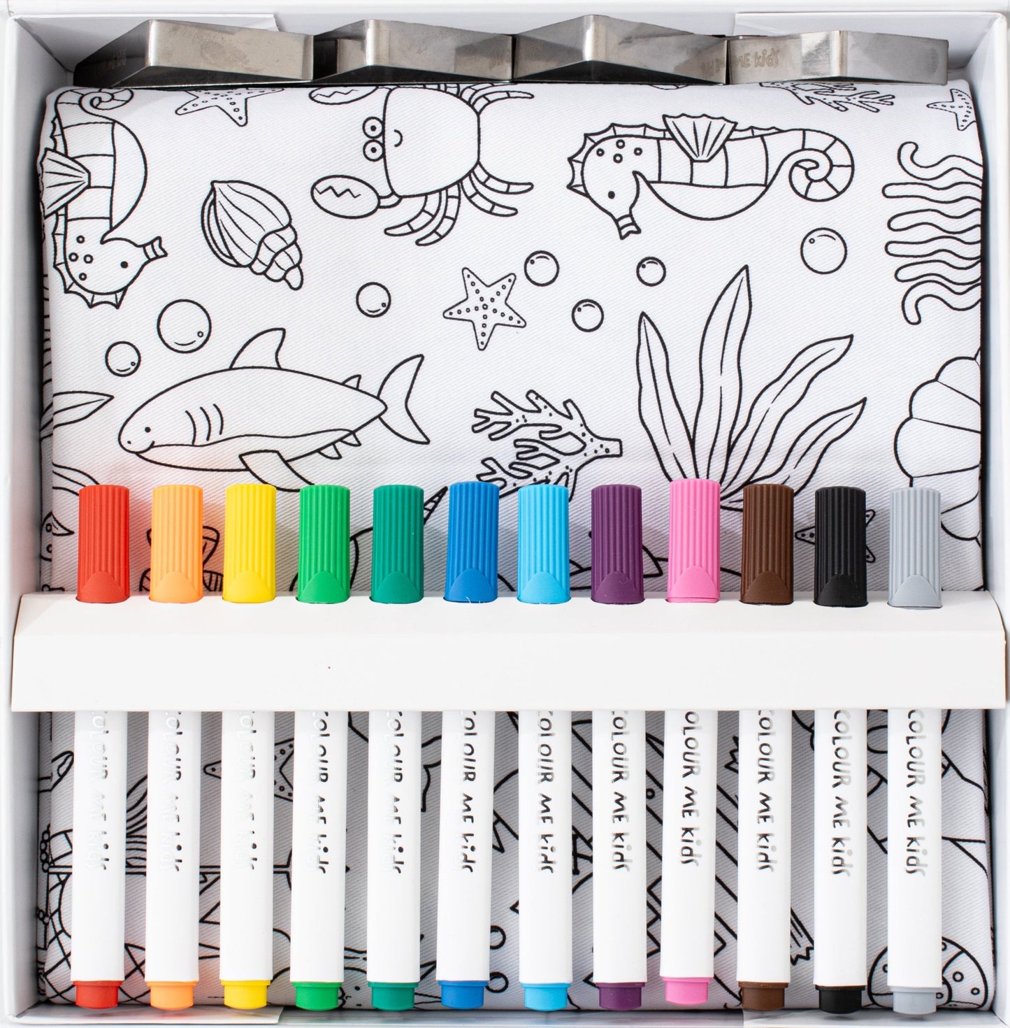 Washable, Reusable Colouring In Tablecloth Set - TCWHEELS - Colour Me Kids