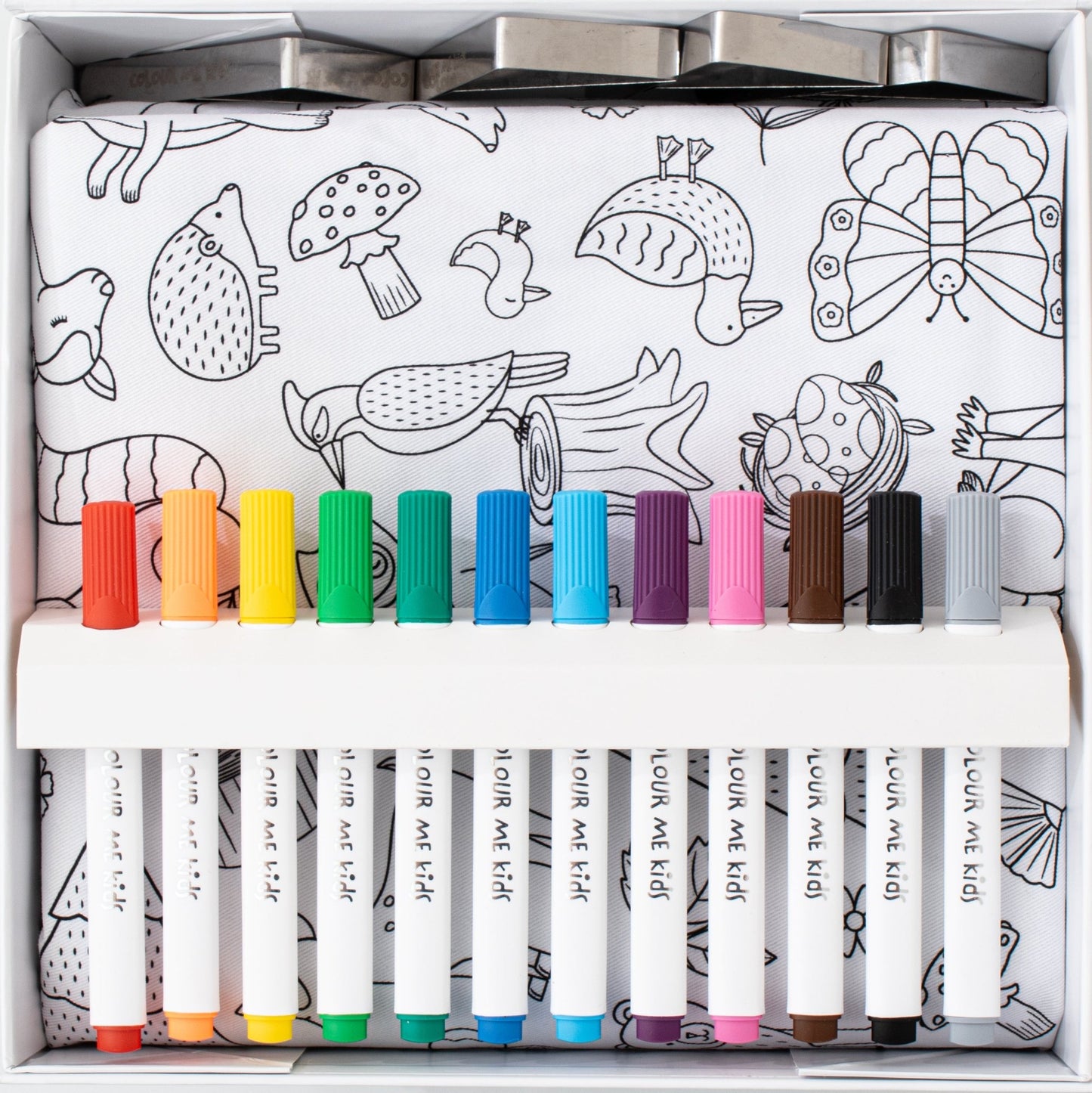 Washable, Reusable Colouring In Tablecloth Set - TCWHEELS - Colour Me Kids