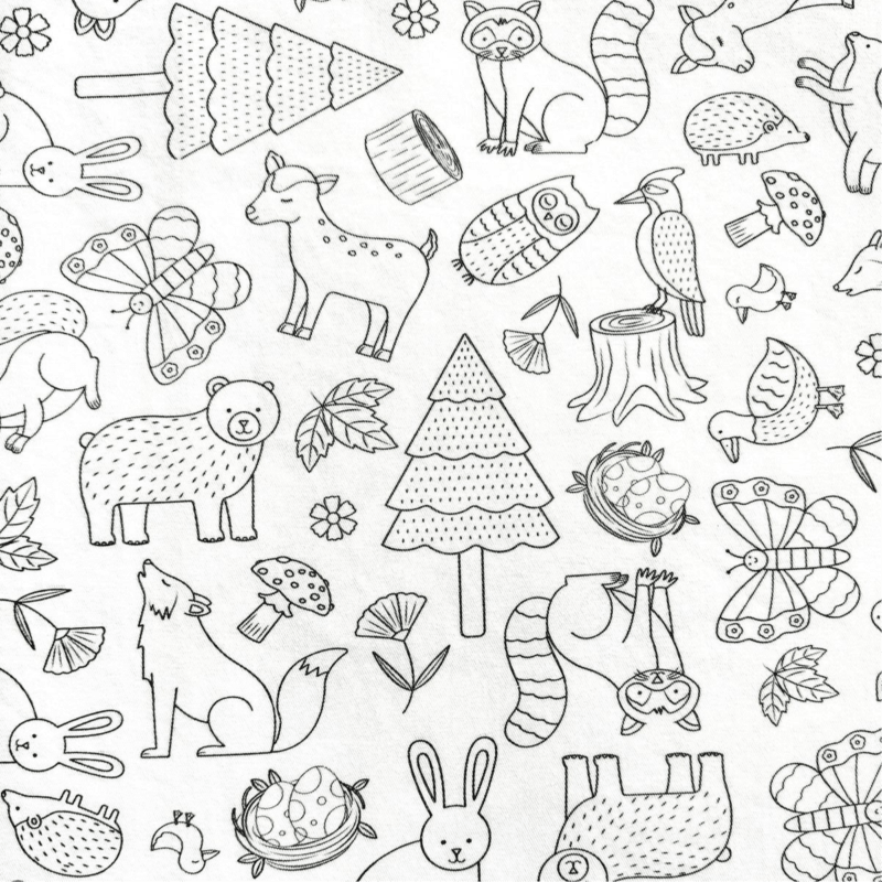 Washable, Reusable Colouring In Tablecloth Set 🖍️ -  - Colour Me Kids