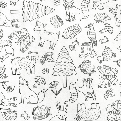 Washable, Reusable Colouring In Tablecloth Set 🖍️ -  - Colour Me Kids