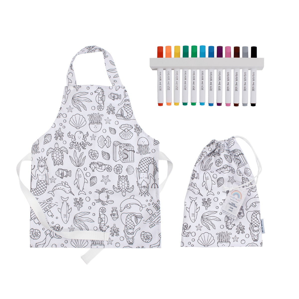 Washable, Waterproof Colouring in Apron Set - ON PRE - ORDER 🖍️ -  - Colour Me Kids