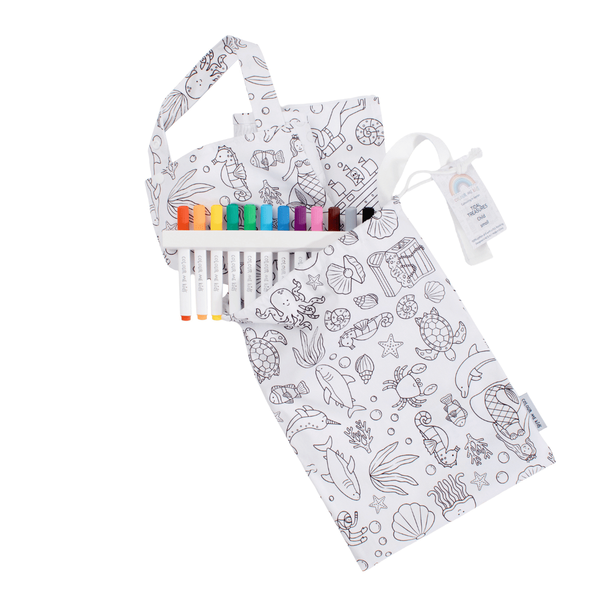 Washable, Waterproof Colouring in Apron Set - ON PRE - ORDER -  - Colour Me Kids