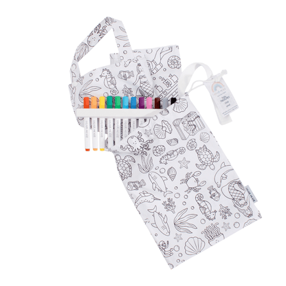Washable, Waterproof Colouring in Apron Set - ON PRE - ORDER -  - Colour Me Kids