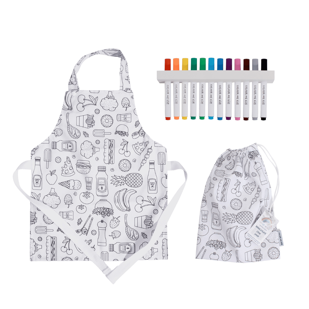 Washable, Waterproof Colouring in Apron Set - ON PRE - ORDER -  - Colour Me Kids