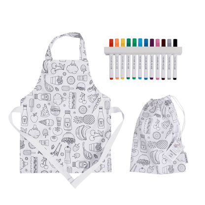 Washable, Waterproof Colouring in Apron Set - ON PRE - ORDER -  - Colour Me Kids