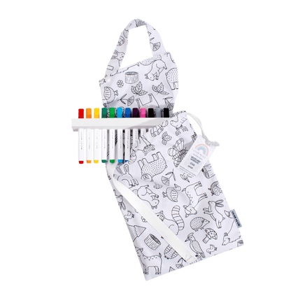 Washable, Waterproof Colouring in Apron Set - ON PRE - ORDER 🖍️ -  - Colour Me Kids