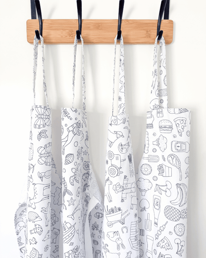 Washable, Waterproof Colouring in Apron Set - ON PRE - ORDER 🖍️ -  - Colour Me Kids