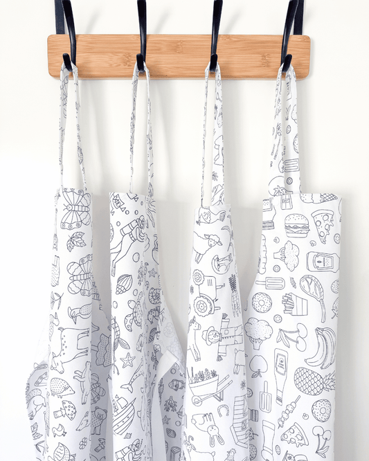 Washable, Waterproof Colouring in Apron Set - ON PRE - ORDER 🖍️ -  - Colour Me Kids