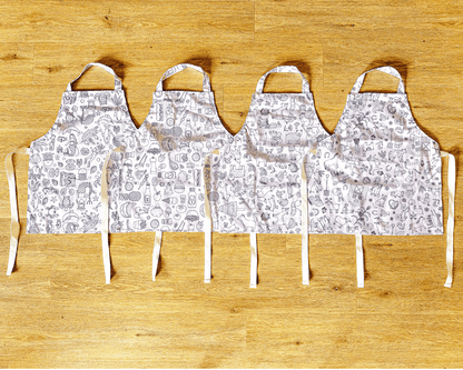 Washable, Waterproof Colouring in Apron Set - ON PRE - ORDER 🖍️ -  - Colour Me Kids