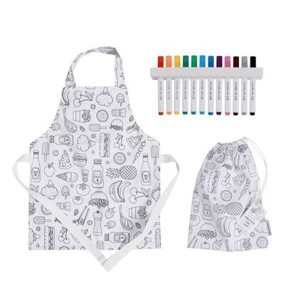 Washable, Waterproof Colouring in Apron Set - ON PRE - ORDER 🖍️ -  - Colour Me Kids